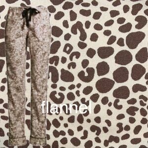 LANDSEND Women's Print Flannel Pajama Pants 100% COTTON FLANNEL with pockets!